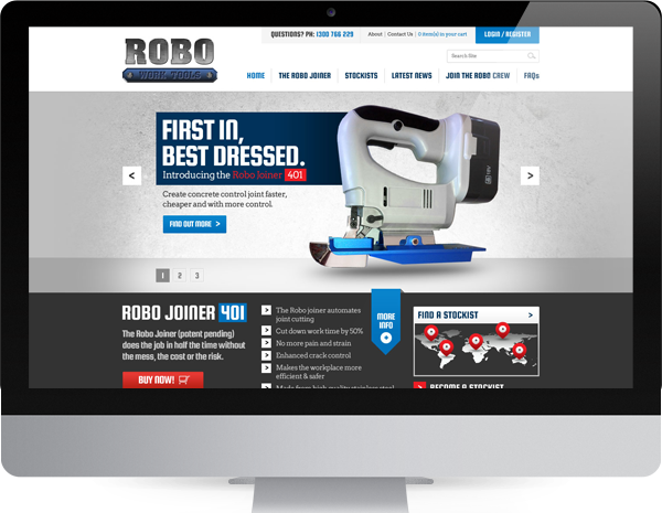 Robo Work Tools website
